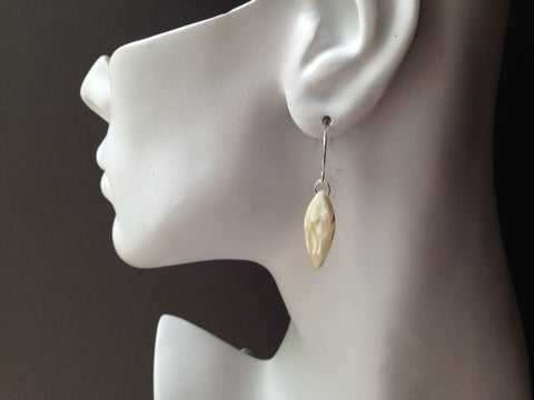 Kite Series Muskox Horn Earrings (reversed)