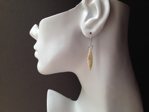 Sliver Series Muskox Horn Earrings