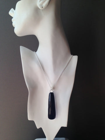 Oblong Series Bison Horn Necklace