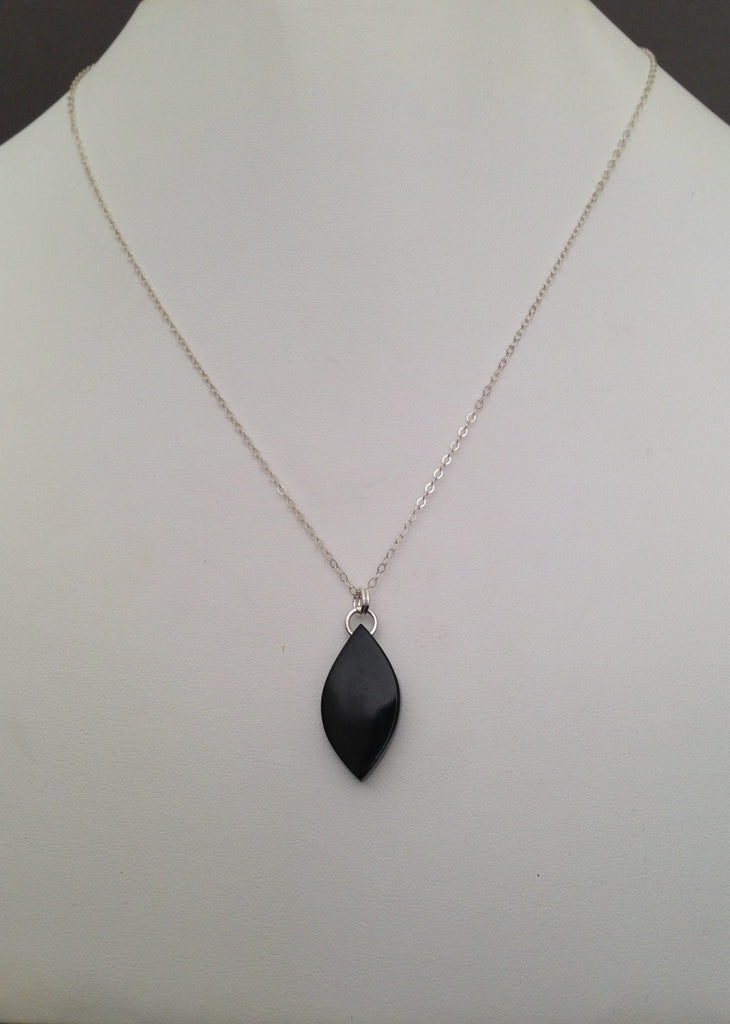 Sliver Series Bison Horn Necklace