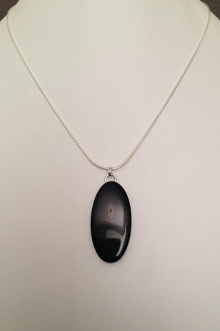 Oval Series Bison Horn Necklace